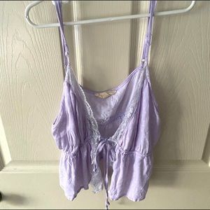 PacSun LA Hearts Front-Tie Top